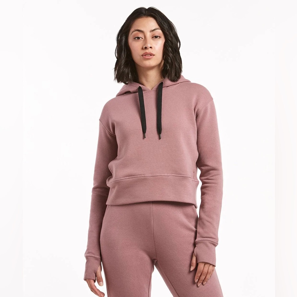 Public Rec Luxe Fleece Cropped‎ Hoodie - Size Medium NWOT